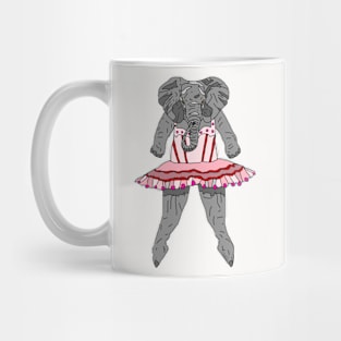 Elephant Ballerina Tutu Mug